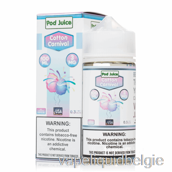 Vape Vloeibaar Katoen Carnaval - Peulensap - 100 Ml 6 Mg